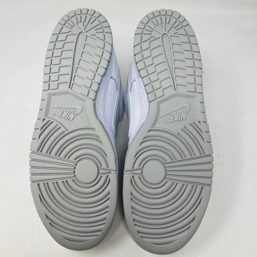 Nike SB Dunk Low Supreme 94 White Metallic Silver