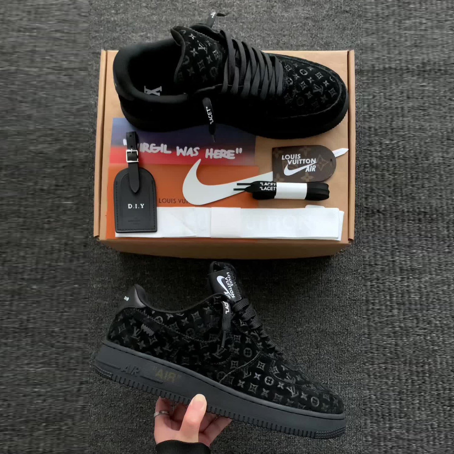 Air Force 1 Low Collaboration Print Sneakers 1026060404