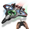 Glider Flying Helicopter RC Hobby Jet Plane 2.4G Stunt Remote Control Foam Fighter Airplane Toy With Light