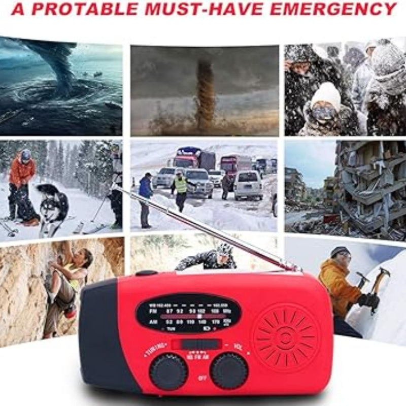 🔥2026 New Arrivals: 57% Off for Limited Time!🔥 Multifunctional Portable Solar Emergency Radio