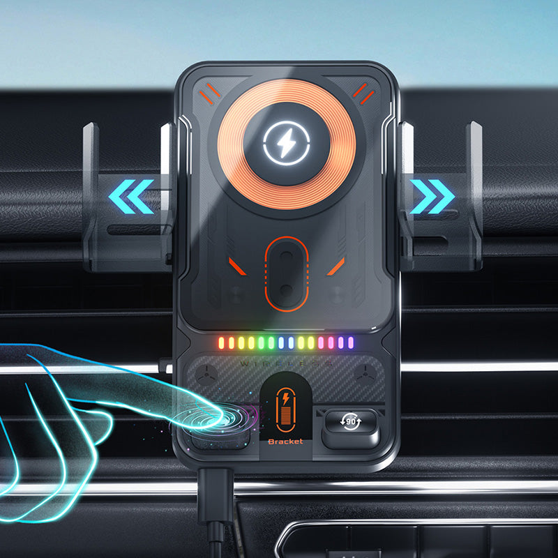 🔥The Latest Smart Technology of 2026🔥 Intelligent Electric Rotating Car Mount for Landscape and Portrait Modes