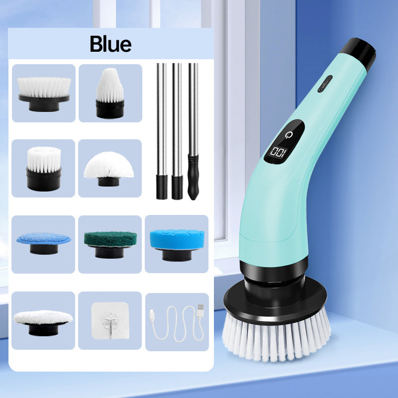 🔥  Limited Sale🧽9-in-1 Electric Cleaning Brush🏠Multi-Purpose for Home