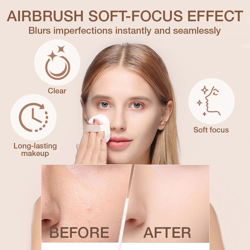Waterproof Setting Matte Powder Compact