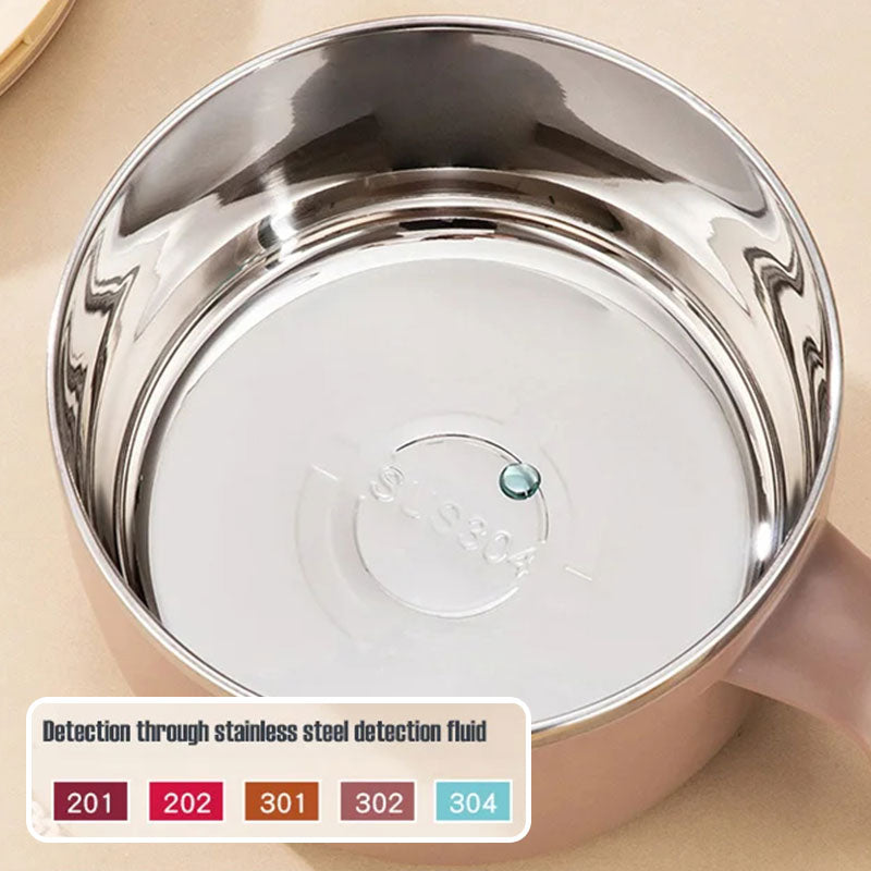 💕304 Stainless Steel Multi-Purpose Anti-Scald Large-Capacity Instant Noodle Bowl