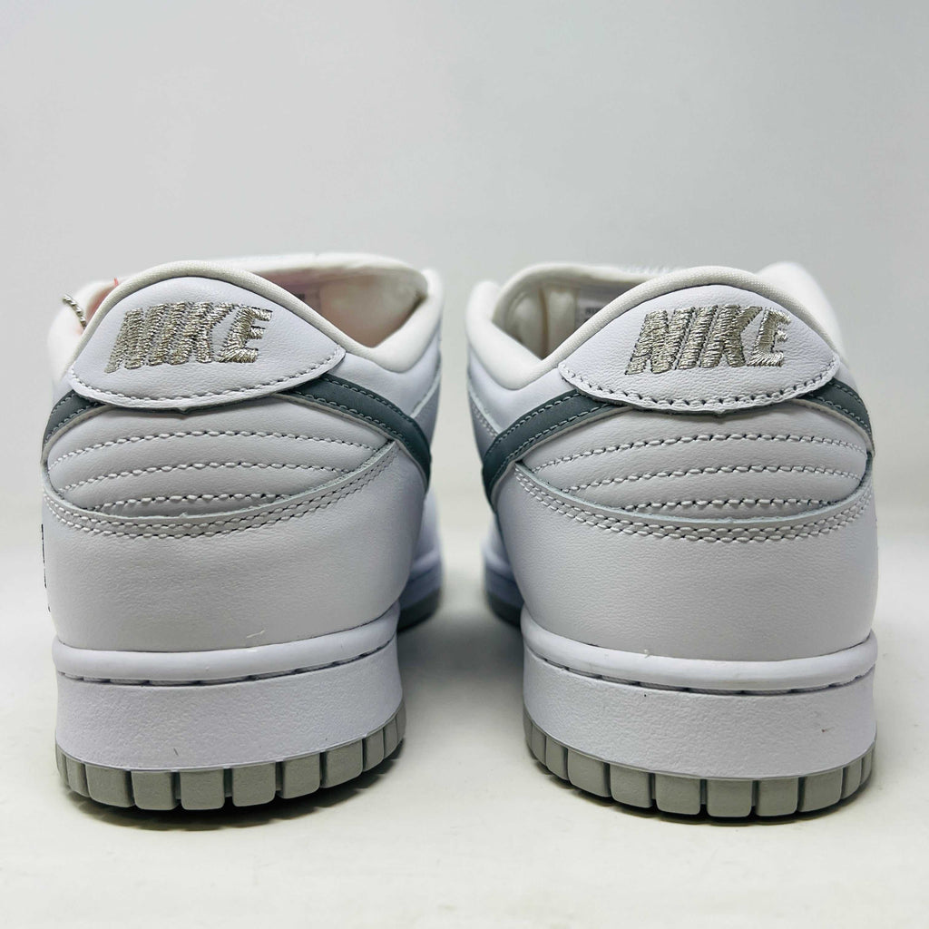 Nike SB Dunk Low Supreme 94 White Metallic Silver