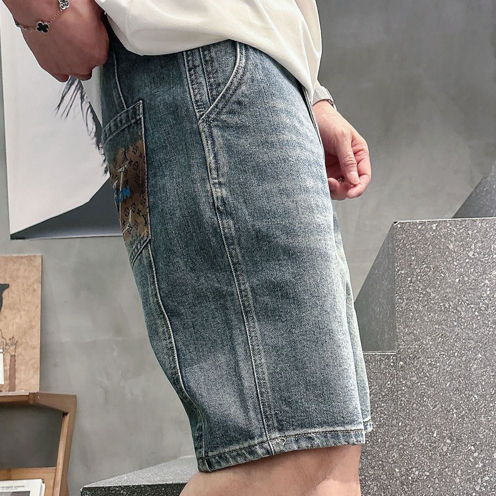 New Men's Denim Shorts 1026062502