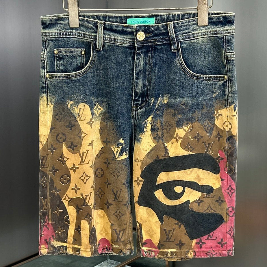 New Men's Denim Shorts 1026062503