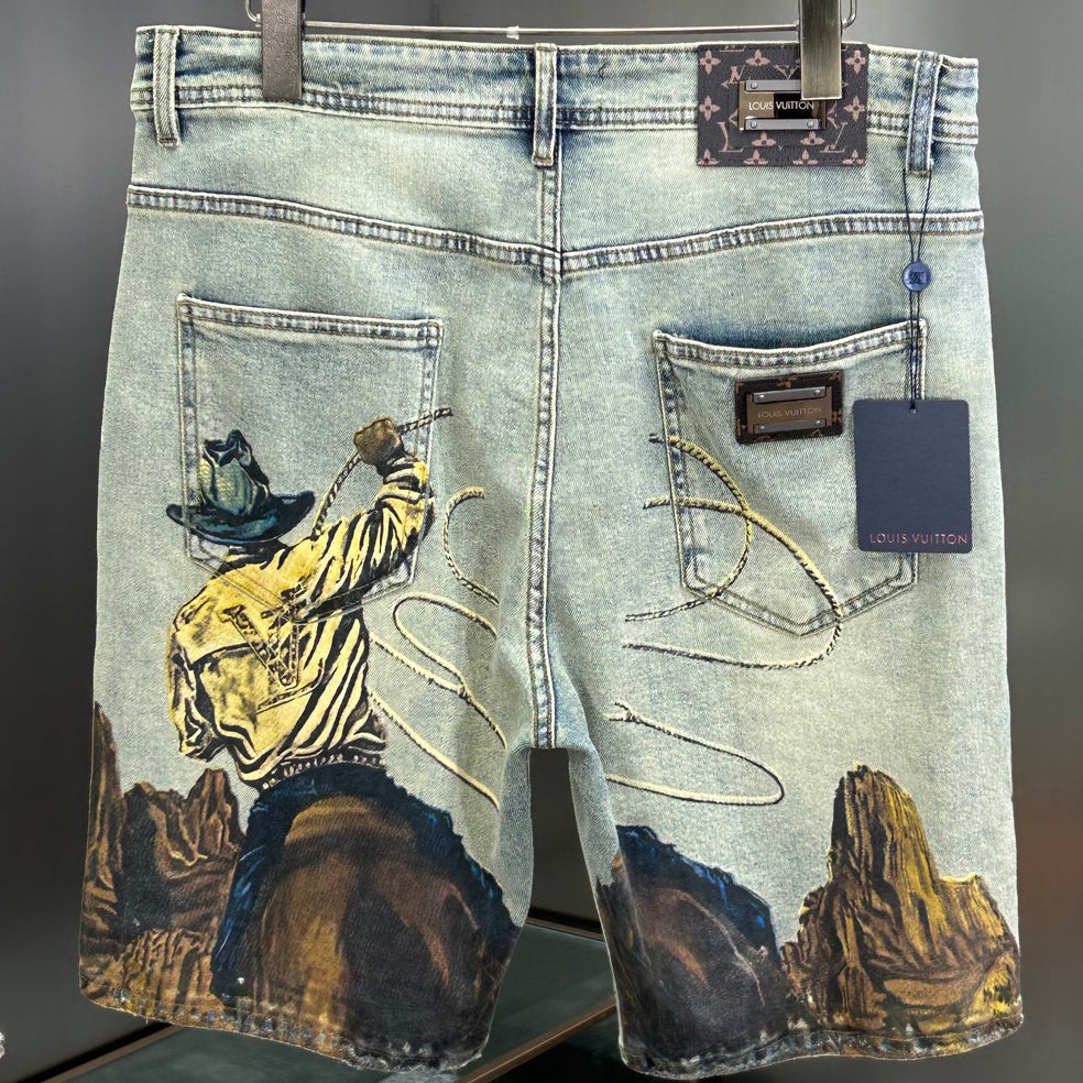 New Men's Denim Shorts 1026062504
