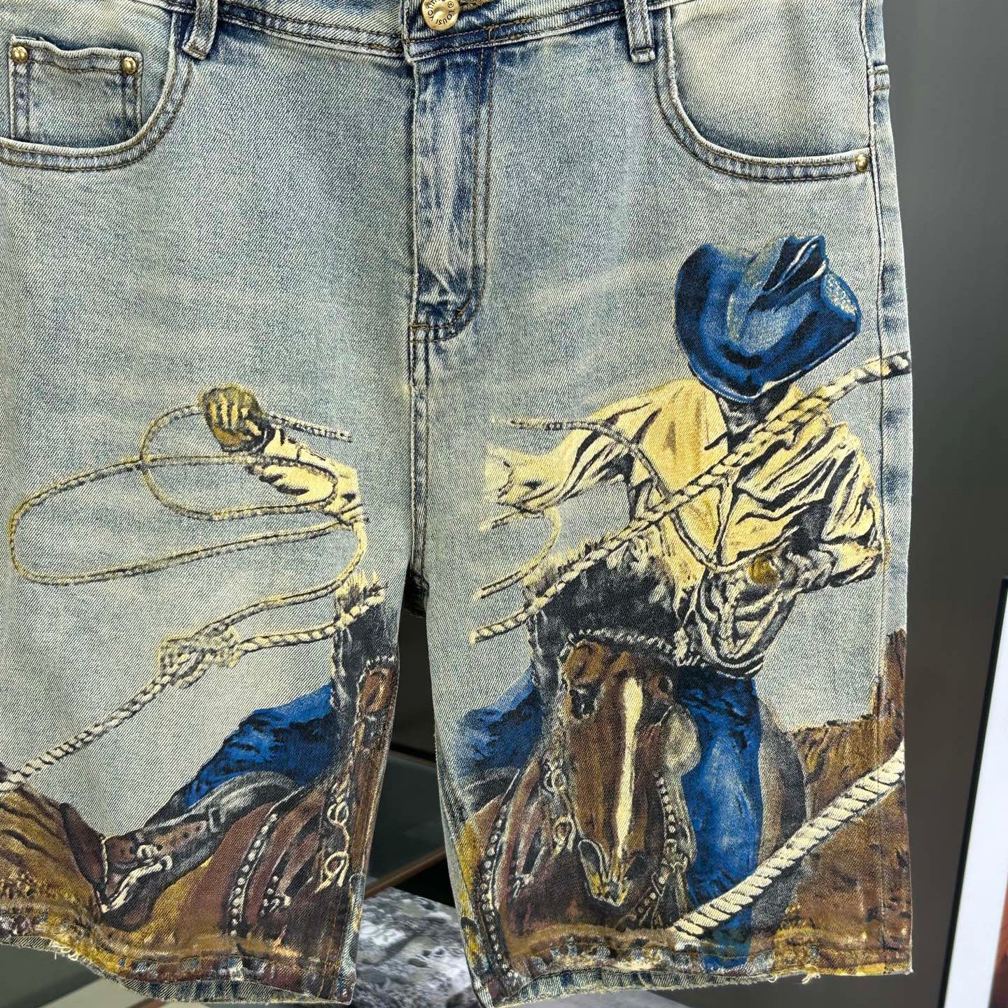 New Men's Denim Shorts 1026062504