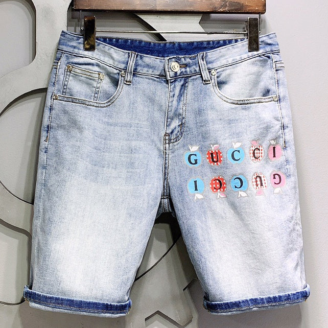 New Men's Denim Shorts 1026062507