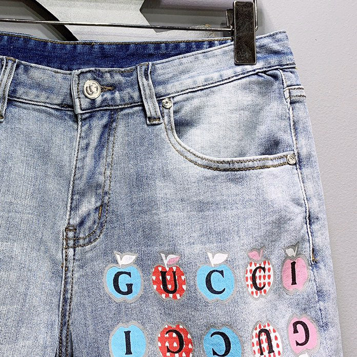 New Men's Denim Shorts 1026062507