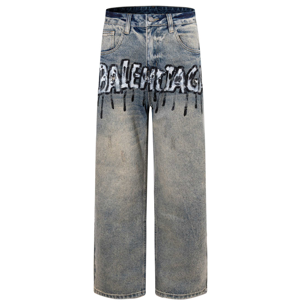New Men's Straight-Leg Jeans 1026062542
